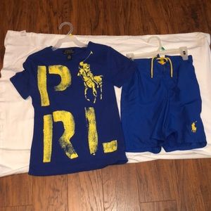 A polo shirt and polo pants